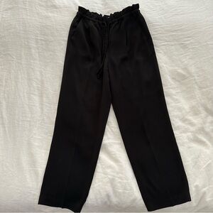 Aritzia Wilfred Black Dress Pants with Drawstring